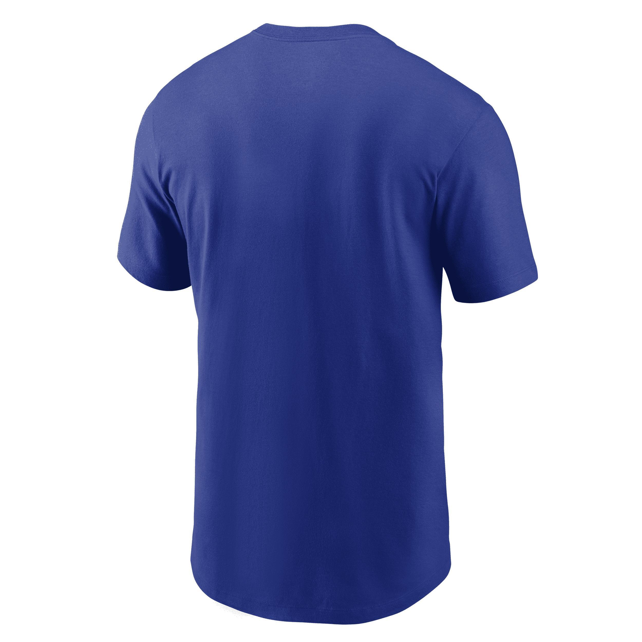 Mens Nike Ian HappNavy Chicago Cubs City Connect Fuse Name & Number T-Shirt Blue Product Image