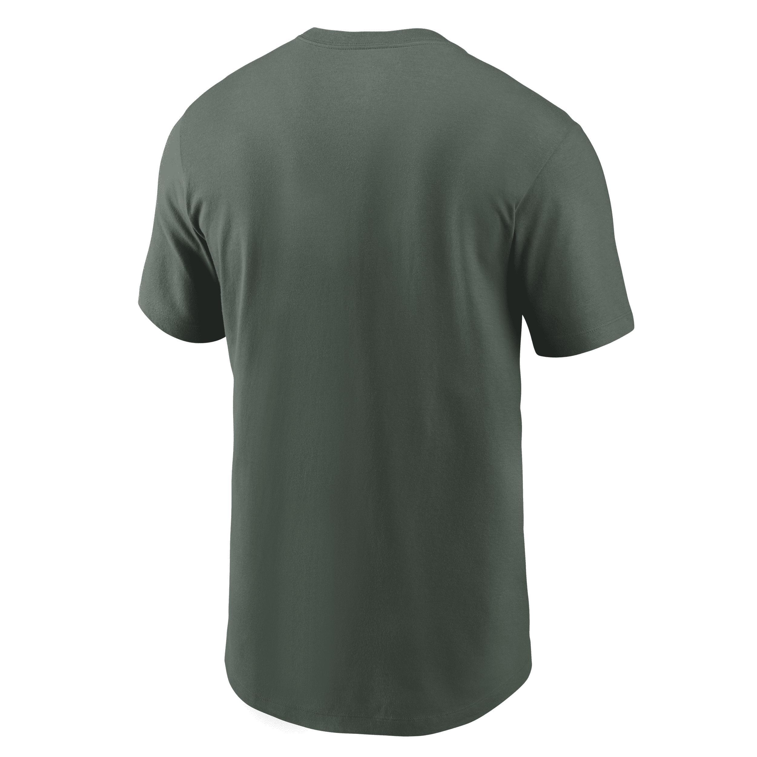 Mens Nike Cleveland Indians Cooperstown Collection Logo T-Shirt Blue Product Image