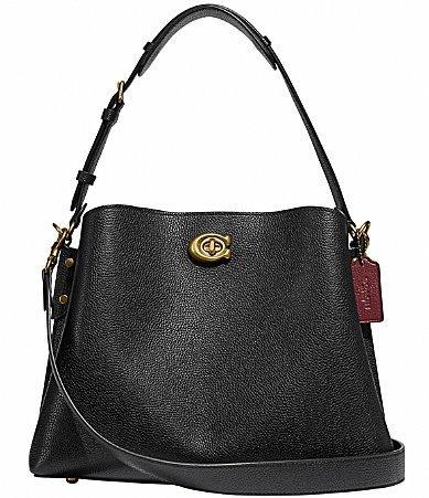 Womens Willow Leather Shoulder Bag Product Image