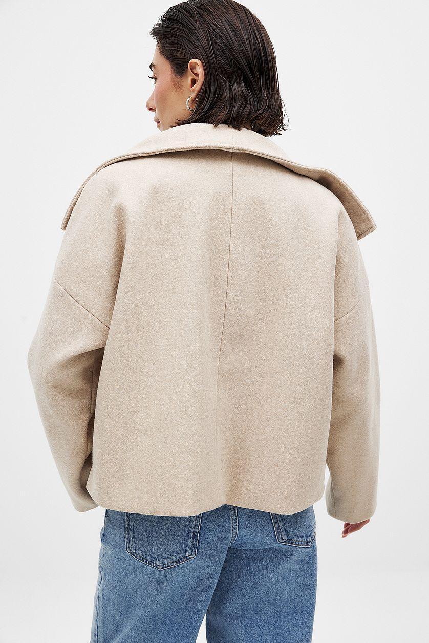 Double Breasted Short Coat Product Image