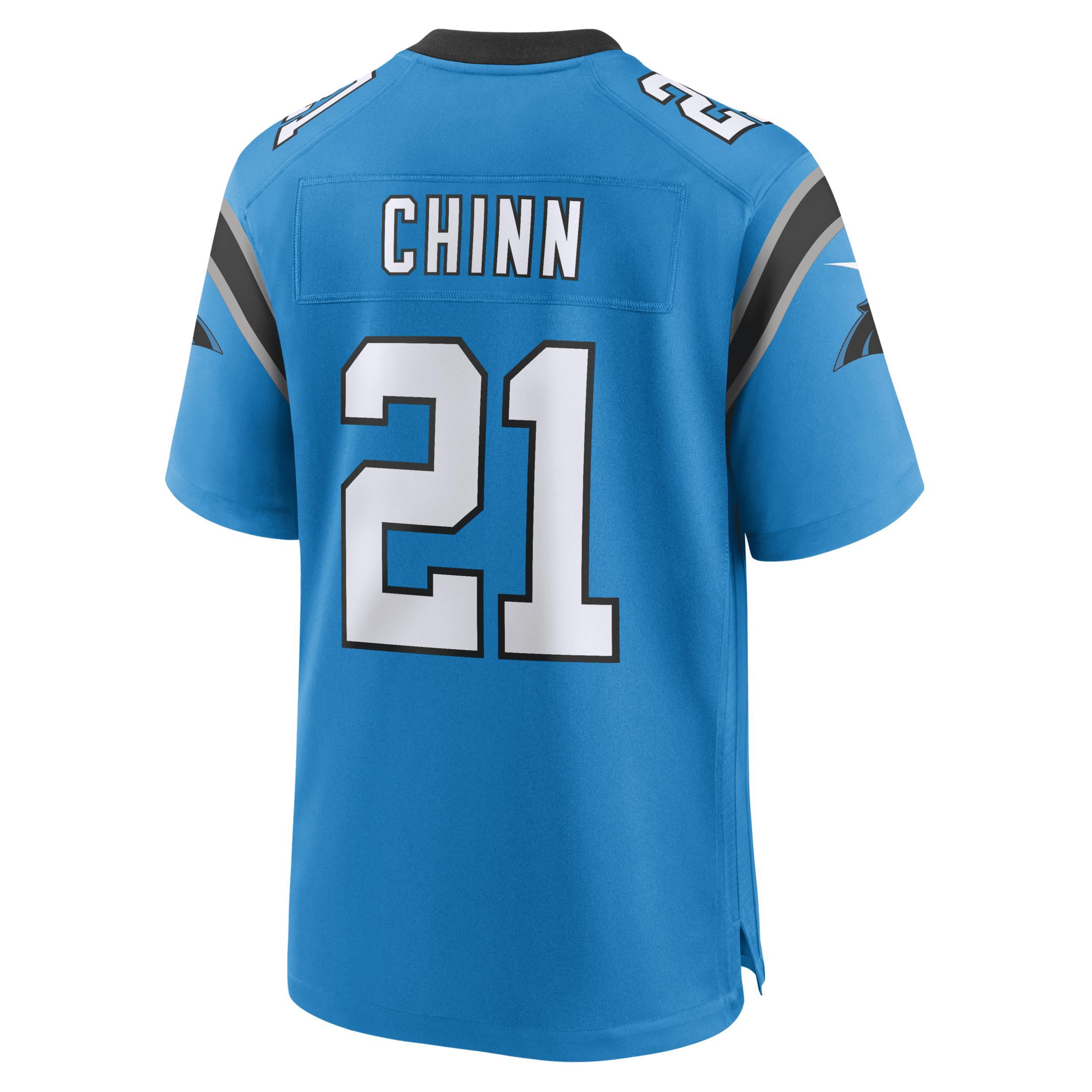 Men's Nike Jeremy Chinn Blue Carolina Panthers Alternate Game Jersey, Size: 3XL Product Image