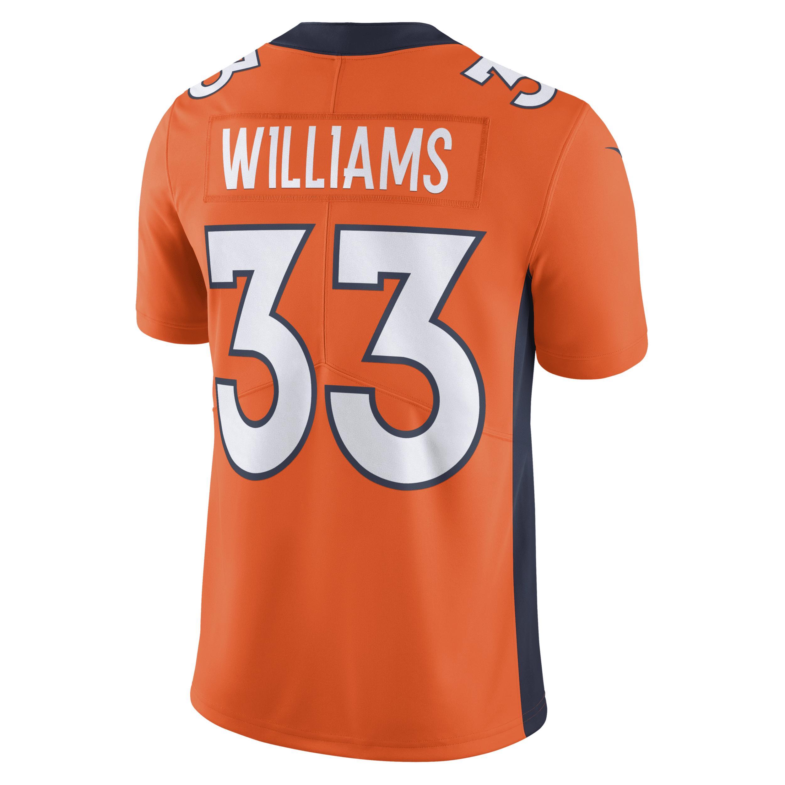 Javonte Williams Denver Broncos Nike Men's Dri-FIT NFL Limited Football Jersey Product Image