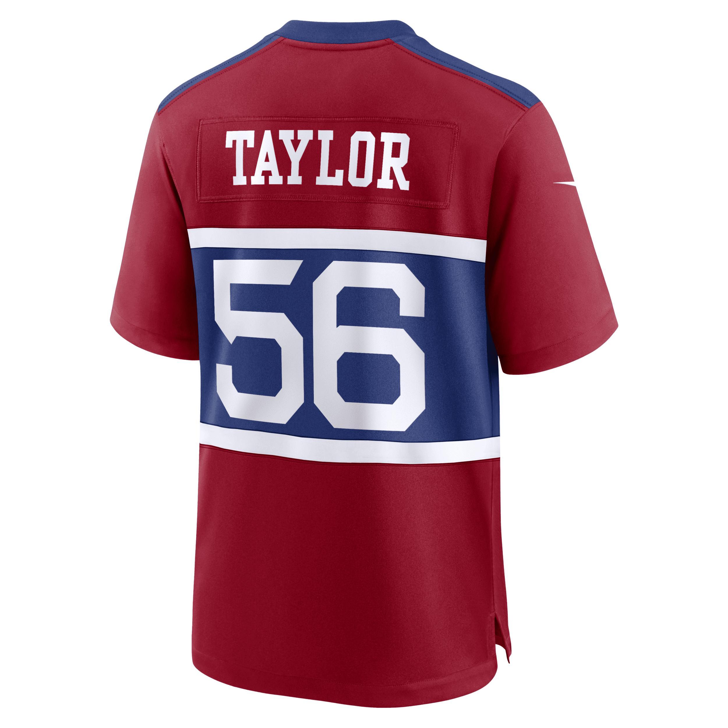 Men's Nike Lawrence Taylor Century Red New York Giants Alternate Retired Player Game Jersey, Size: 2XL Product Image