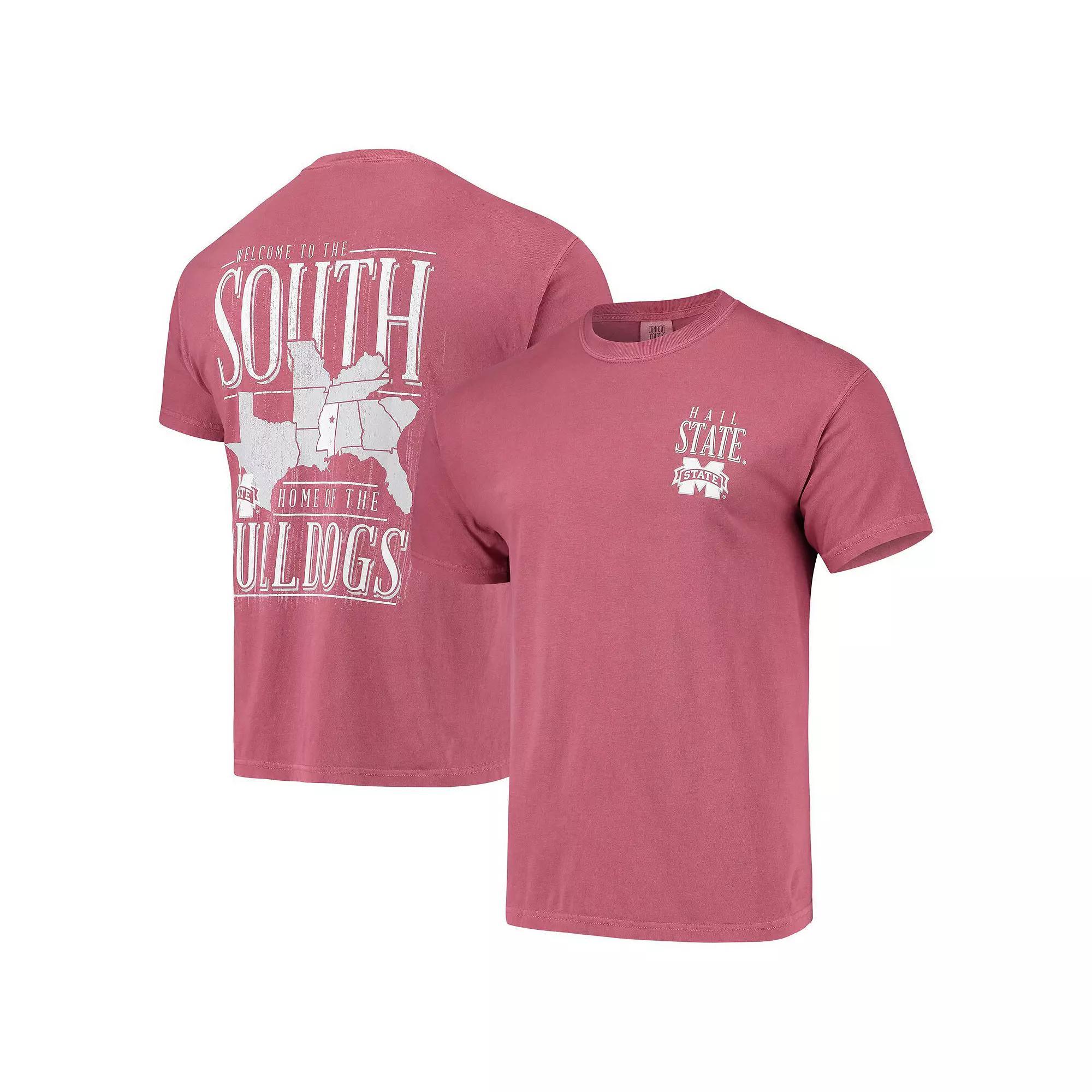 Men's Maroon Mississippi State Bulldogs Comfort Colors Welcome to the South T-Shirt, Size: Small, Mst Red Product Image