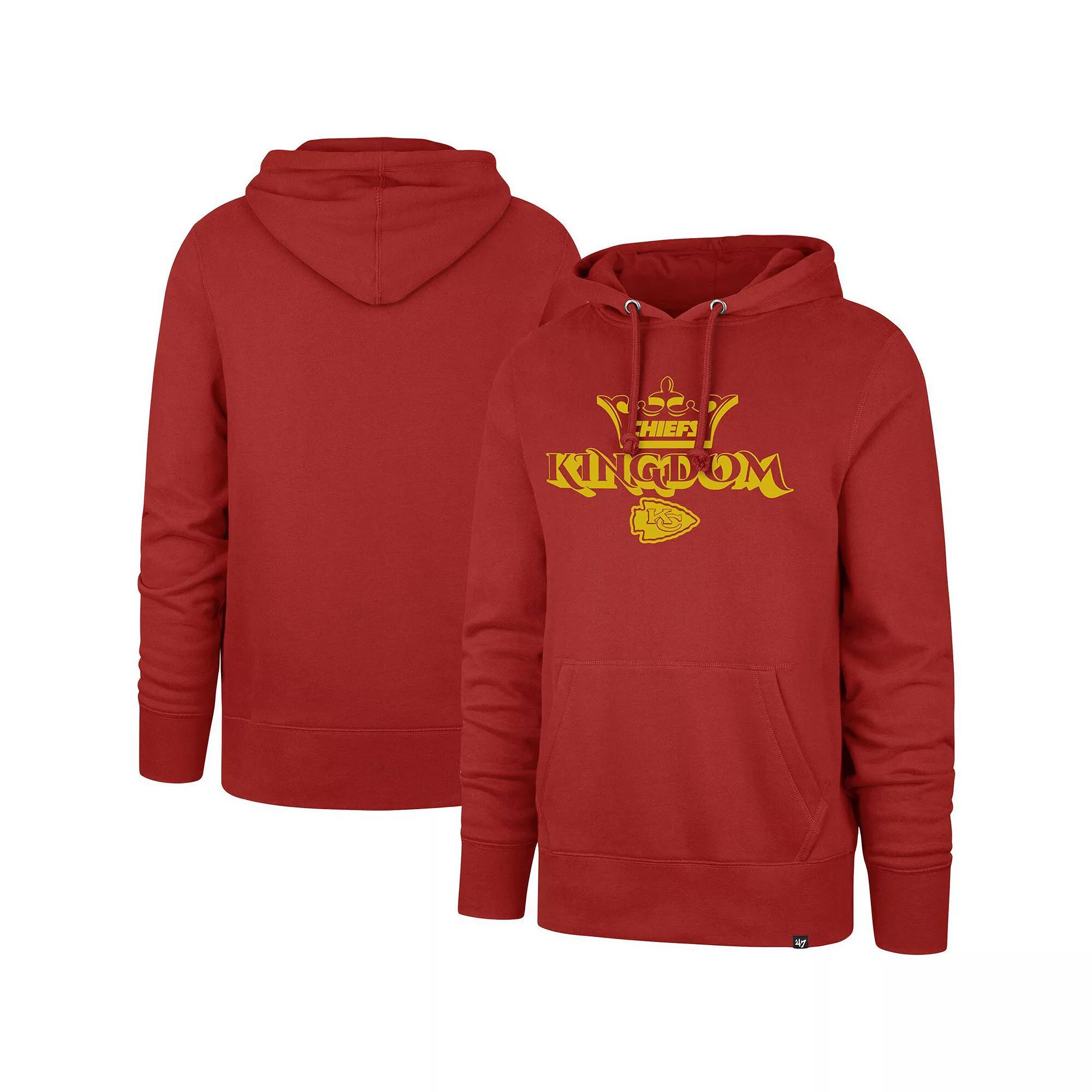 Men's '47 Red Kansas City Chiefs Regional Headline Pullover Hoodie, Size: Large Product Image