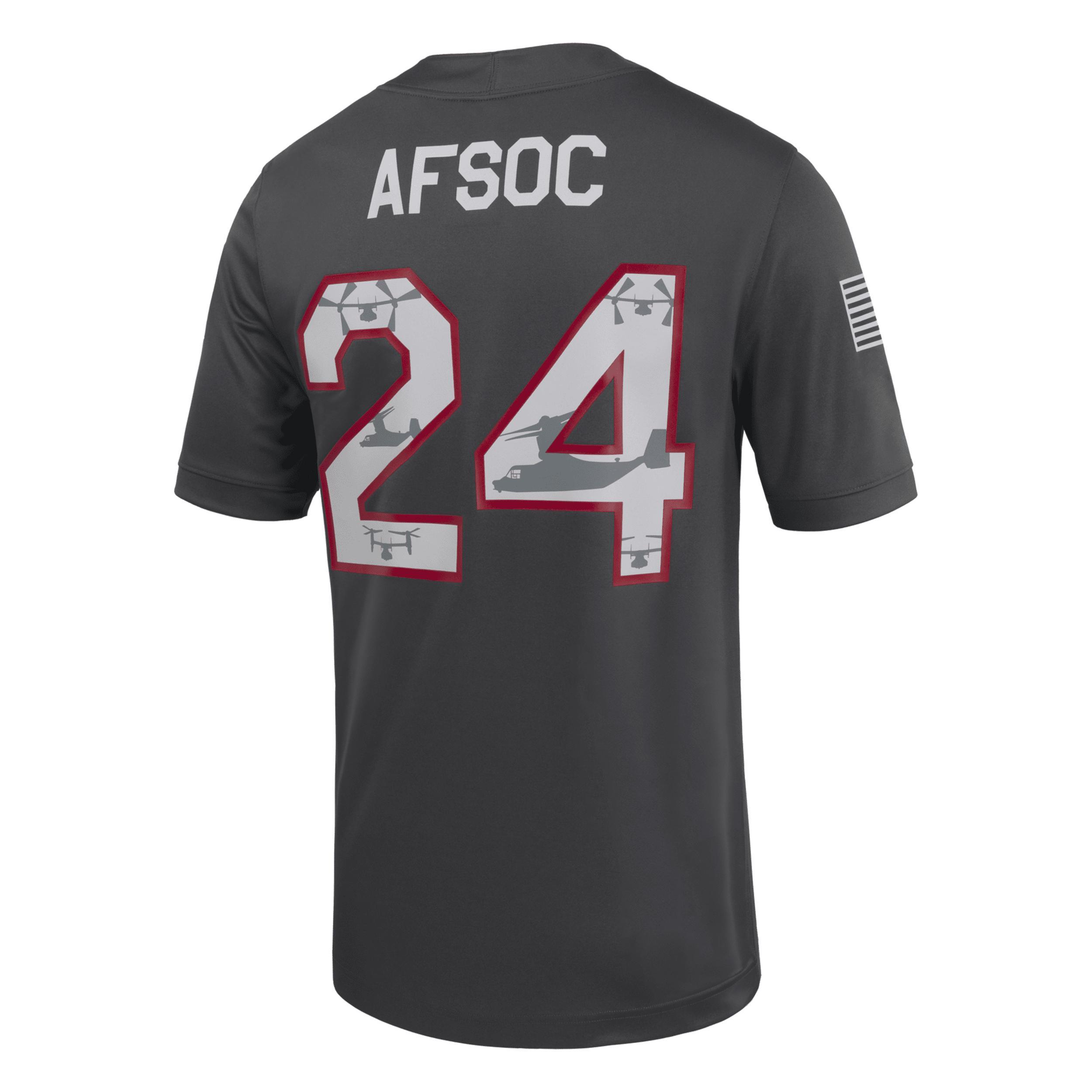 Men's Nike Anthracite Air Force Falcons Special Operations Command Alternate Game Jersey, Size: Small, Afa Grey Product Image