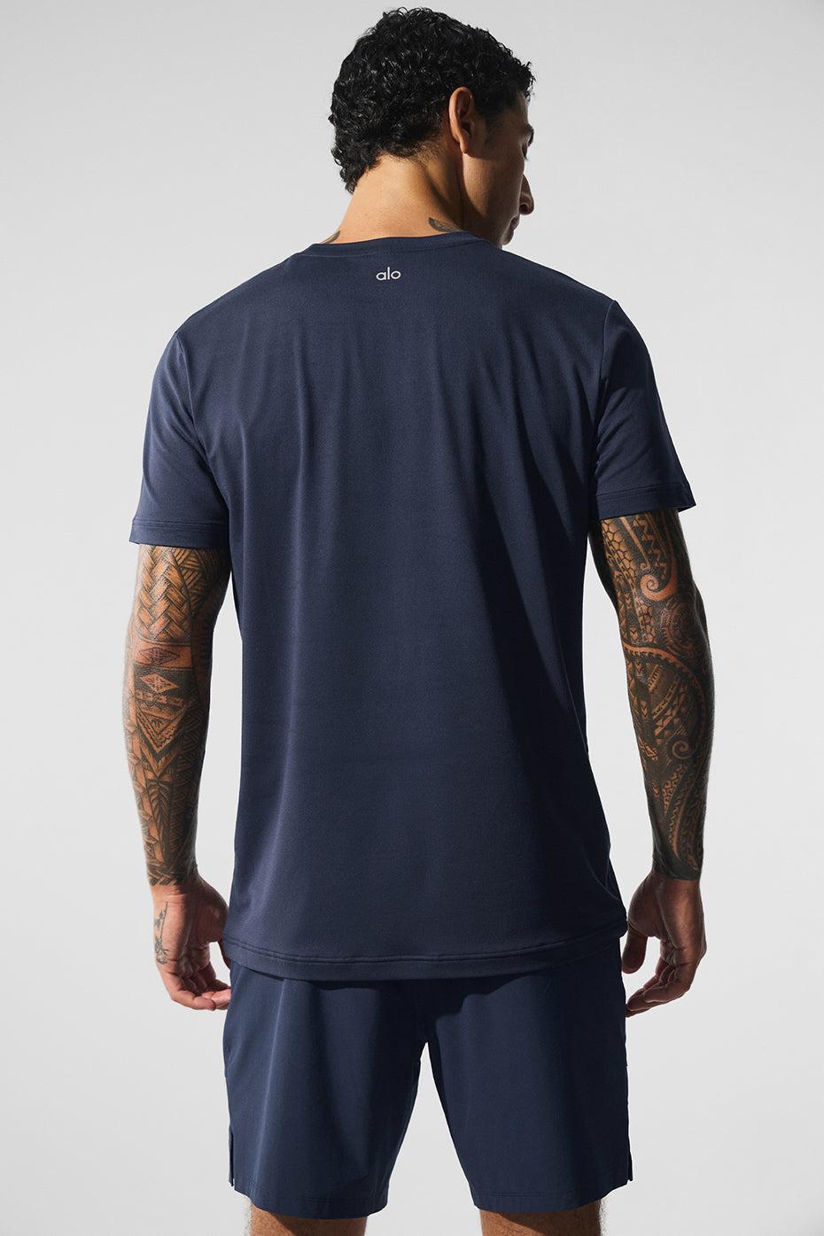 Conquer Reform Crewneck Short Sleeve - Navy Product Image