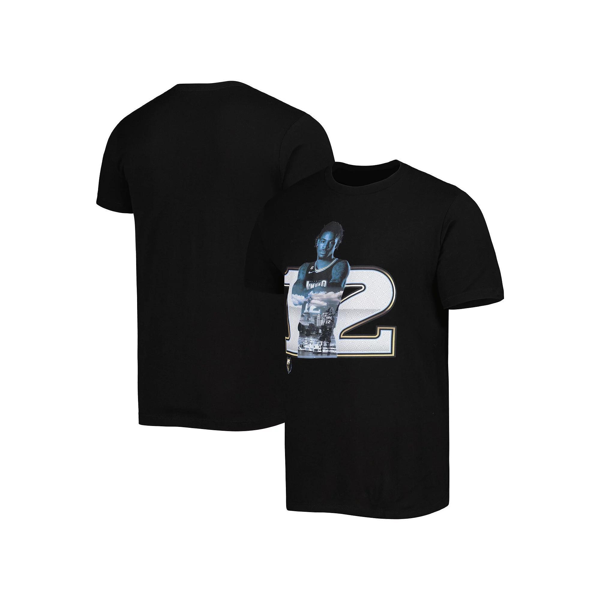 Men's Stadium Essentials Ja Morant Black Memphis Grizzlies Player Metro T-Shirt, Size: 2XL, Grz Black Product Image