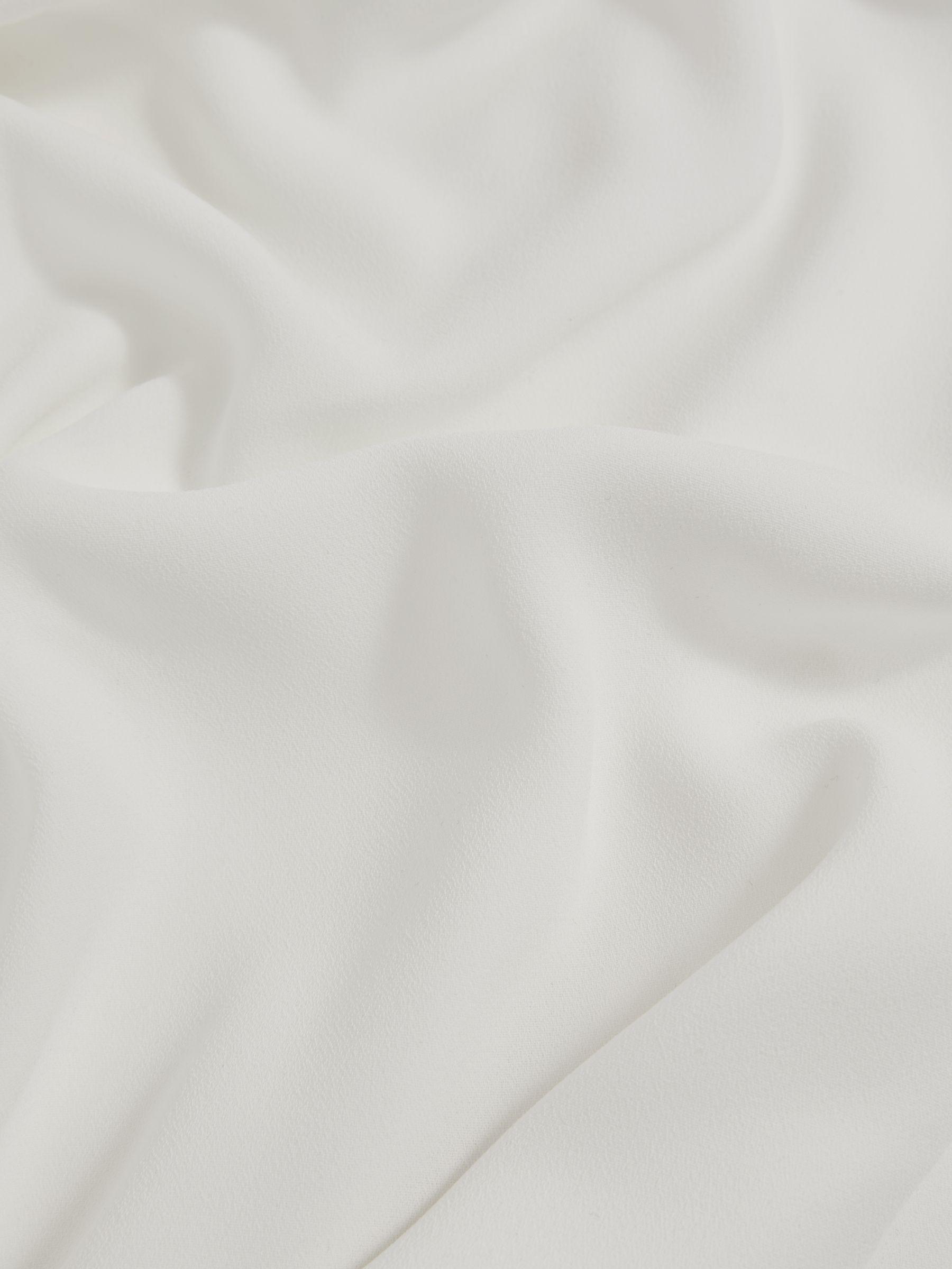 Halston Mini Ivory Asymmetric Cape Dress in Ivory Product Image