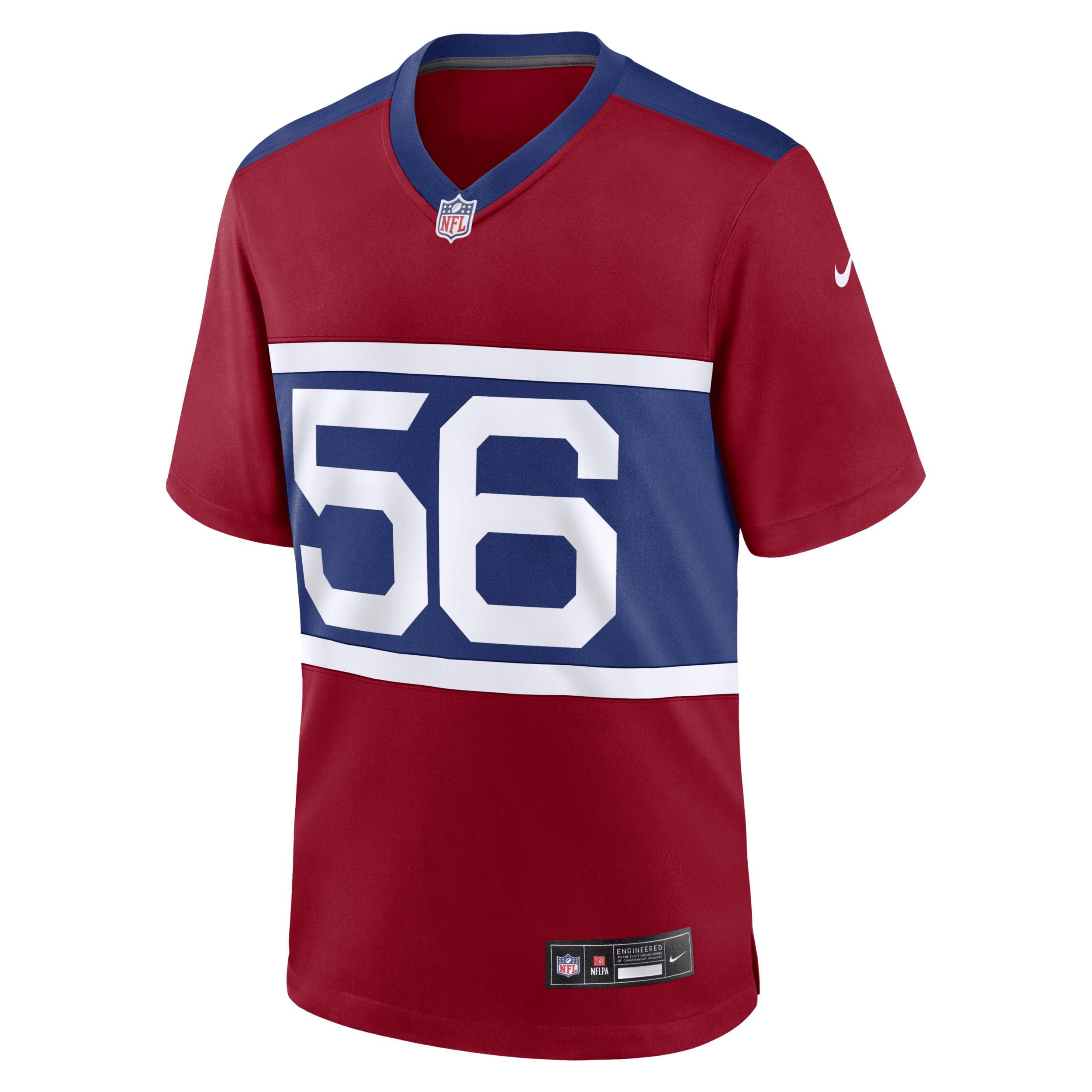Men's Nike Lawrence Taylor Century Red New York Giants Alternate Retired Player Game Jersey, Size: 2XL Product Image