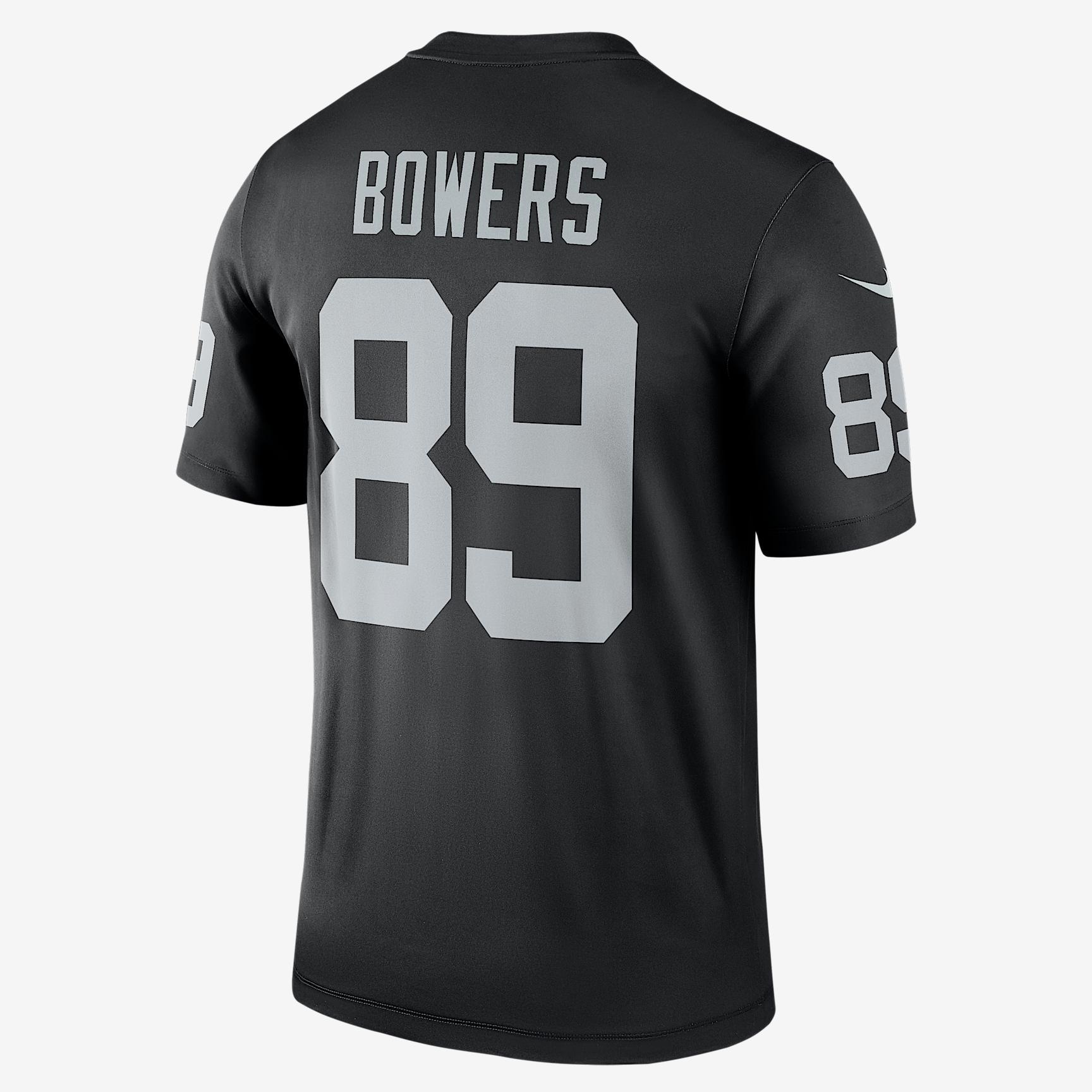 Brock Bowers Las Vegas Raiders Nike Men's Dri-FIT NFL Legend Jersey Product Image