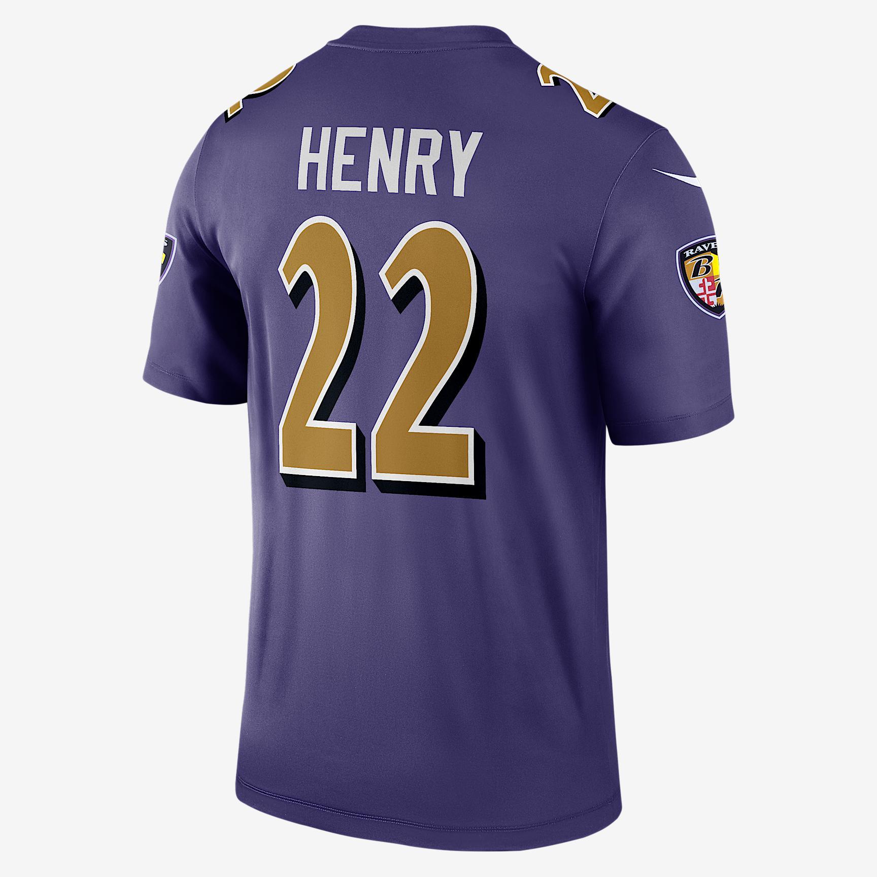 Derrick Henry Baltimore Ravens Nike Men's Dri-FIT NFL Legend Jersey Product Image