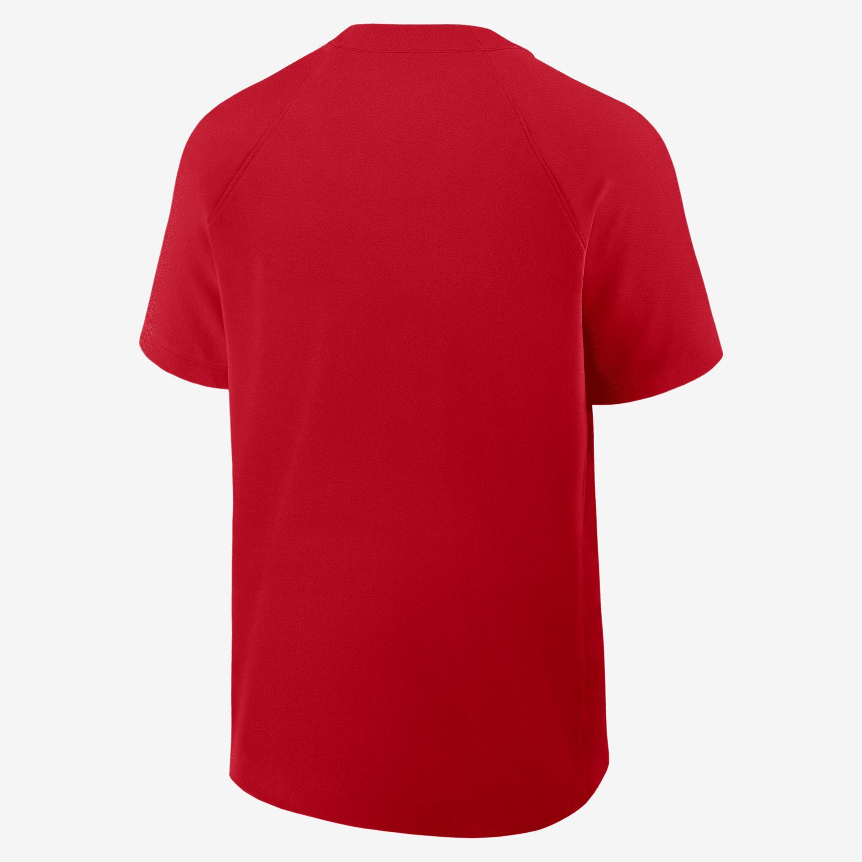 St. Louis Cardinals Authentic Collection Men's Nike MLB Short-Sleeve Windshirt Product Image