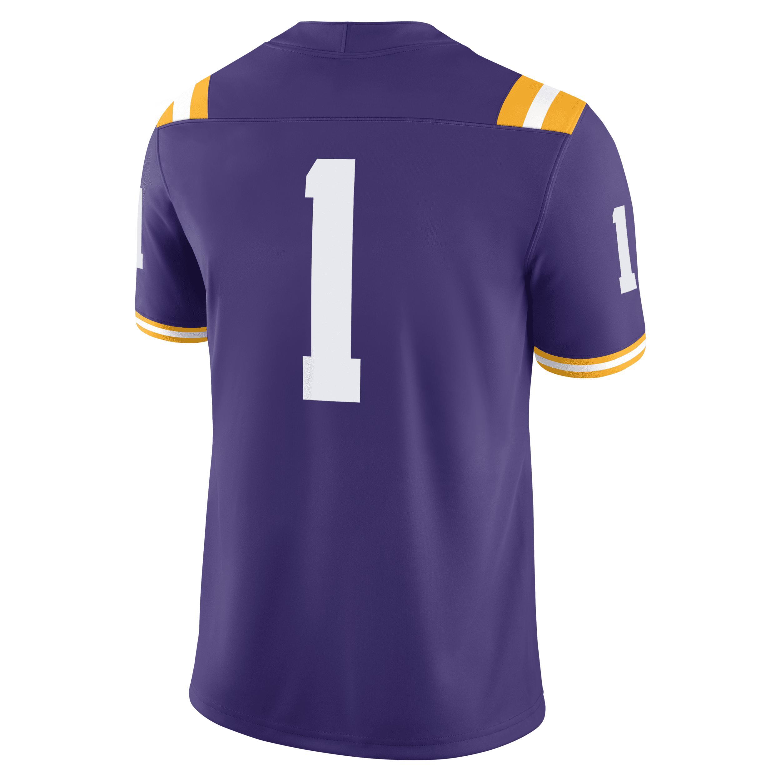 Men's Nike Ja'Marr Chase Purple LSU Tigers Alumni Game Jersey, Size: 2XL Product Image