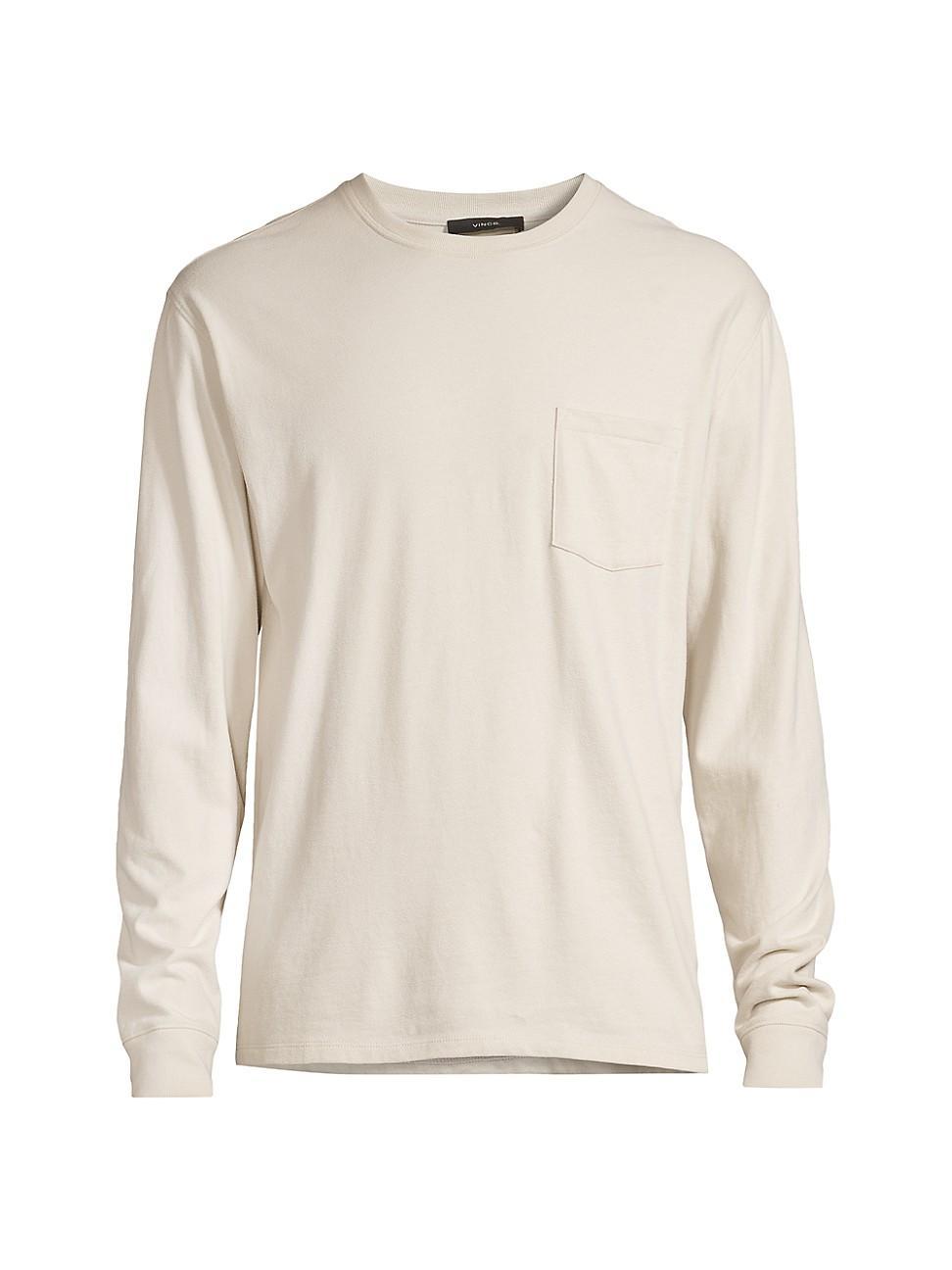 Vince Long Sleeve Crewneck Pocket Tee Product Image