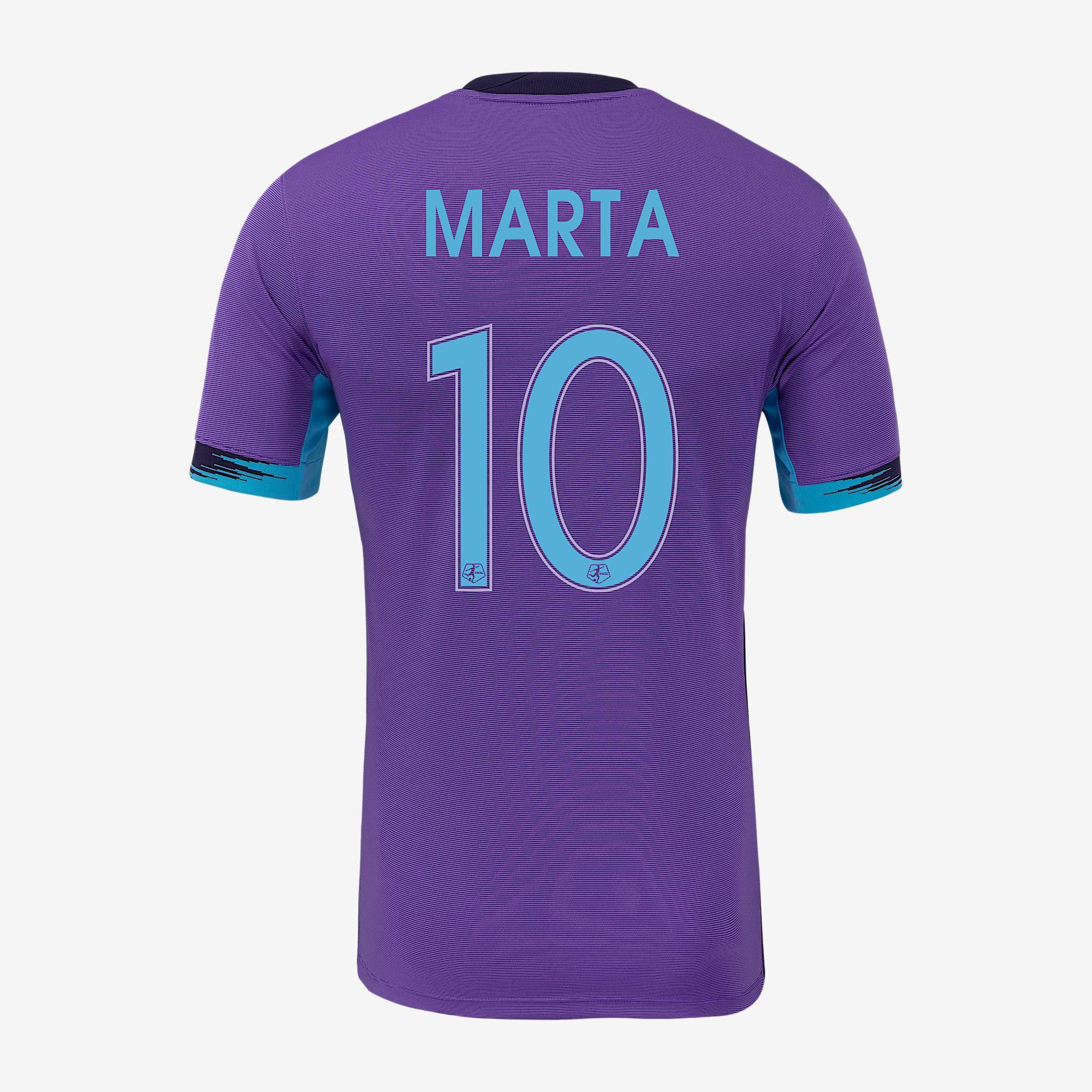 Marta Vieira da Silva Orlando Pride 2025 Stadium Away Nike Men's Dri-FIT NWSL Replica Jersey Product Image