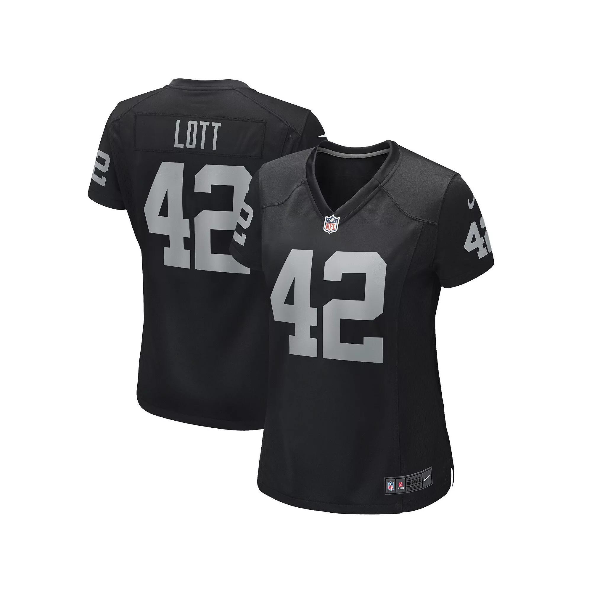 Women's Nike Tim Brown Black Las Vegas Raiders Game Retired Player Jersey, Size: XL, Lvr Black Product Image