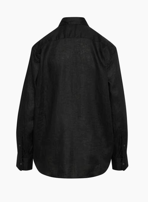 essential relaxed linen shirt Product Image