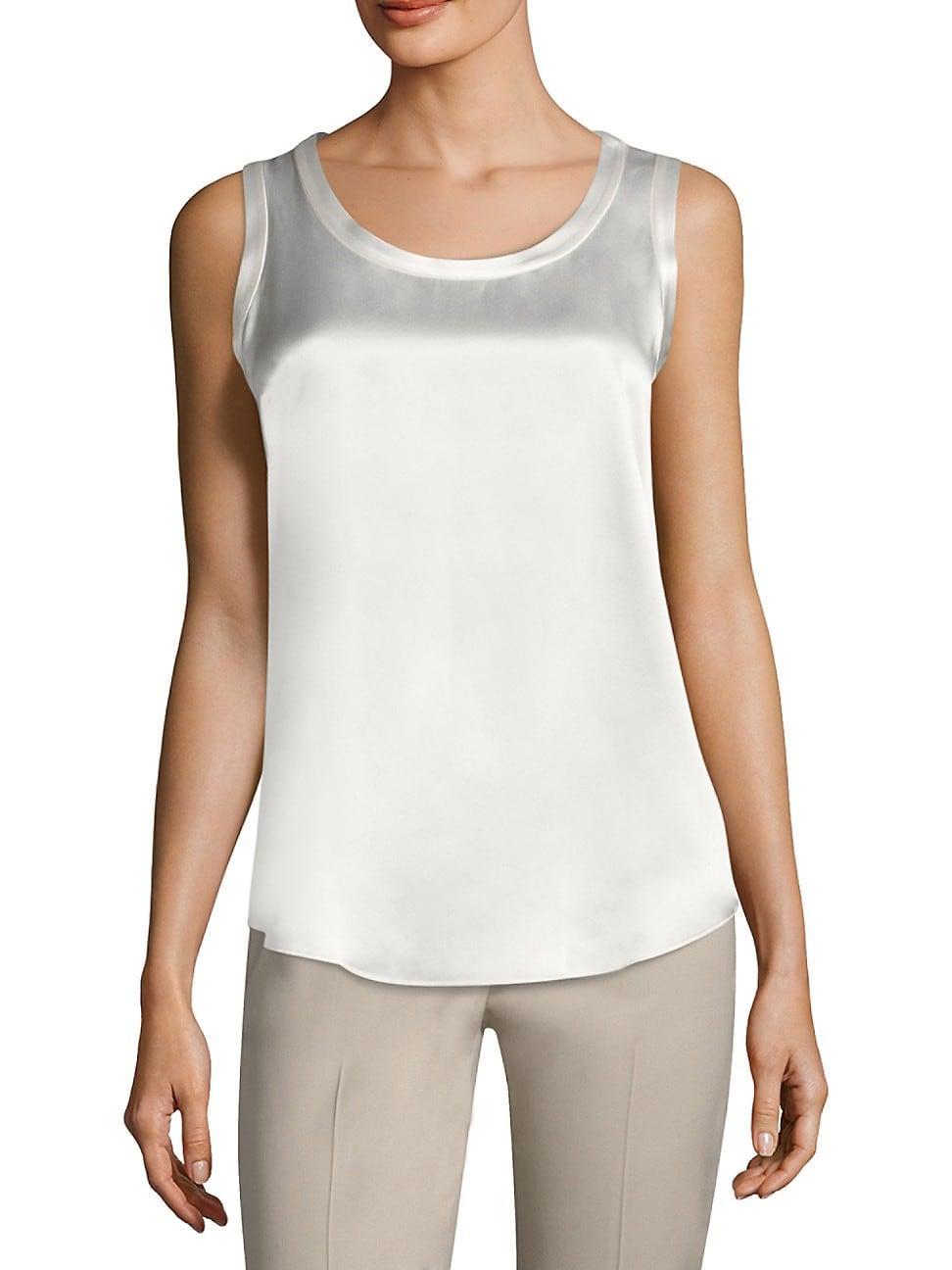 Lafayette 148 New York Reversible Perla Silk Blouse Product Image