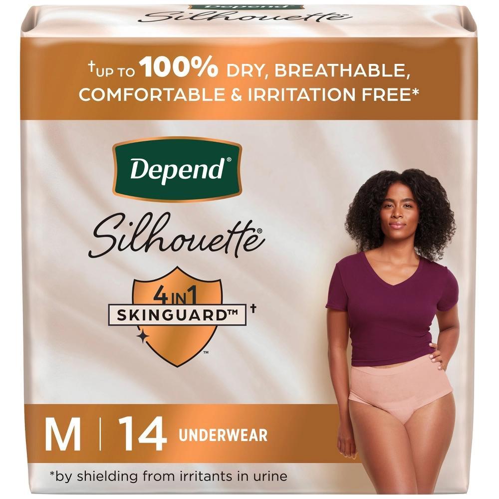 Depend Silhouette Incontinence & Postpartum Underwear for Women - Maximum Absorbency Product Image