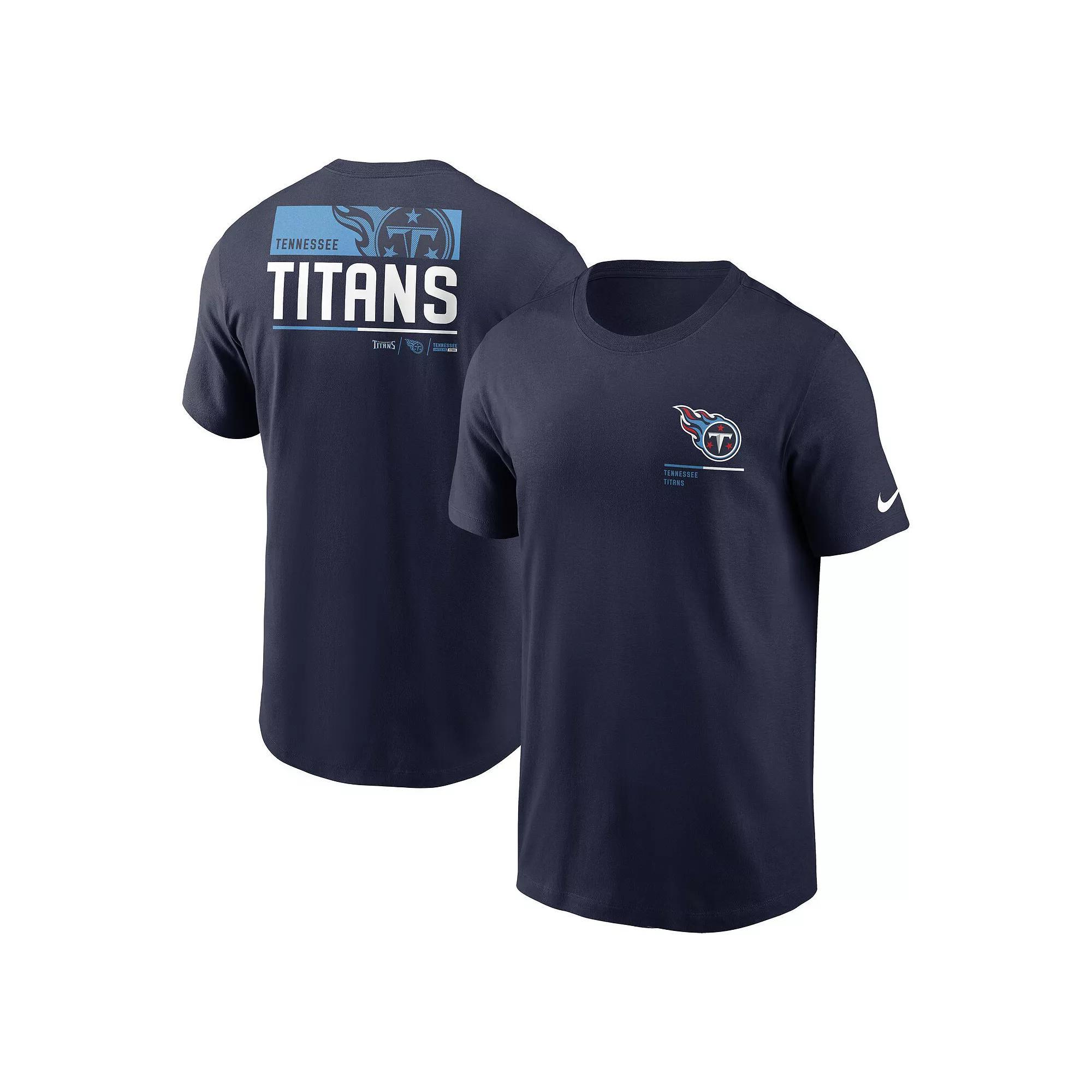 Mens Nike Tennessee Titans Team Incline T-Shirt Blue Product Image