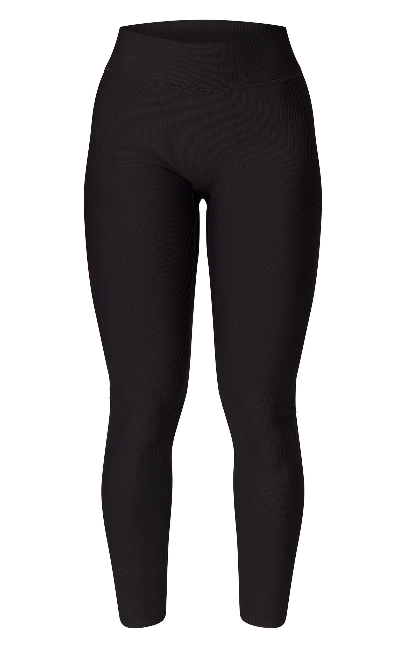 Black Active Rib Gym Leggings Product Image