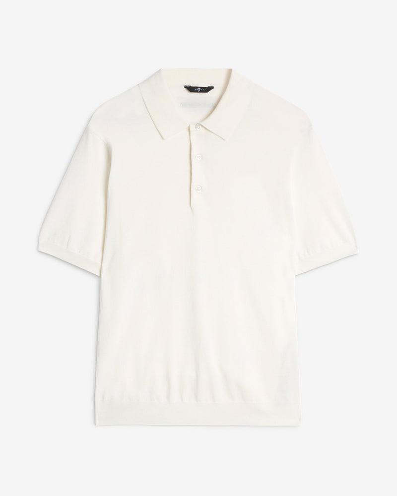 Short Sleeve Polo Sweater Product Image