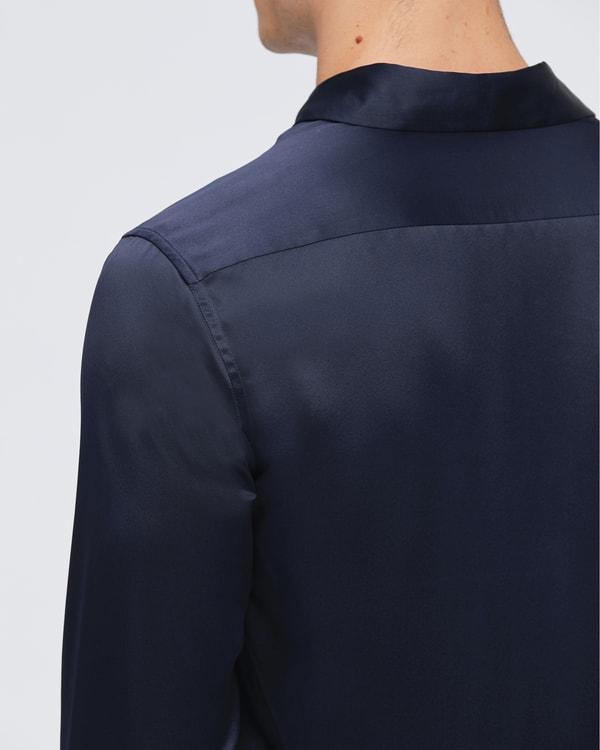 Mulberry Silk Basic Mens Shirt Product Image