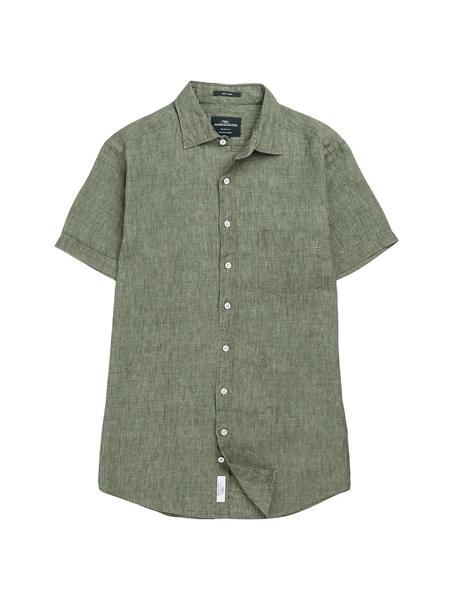 Mens Palm Heights Linen Short-Sleeve Shirt Product Image