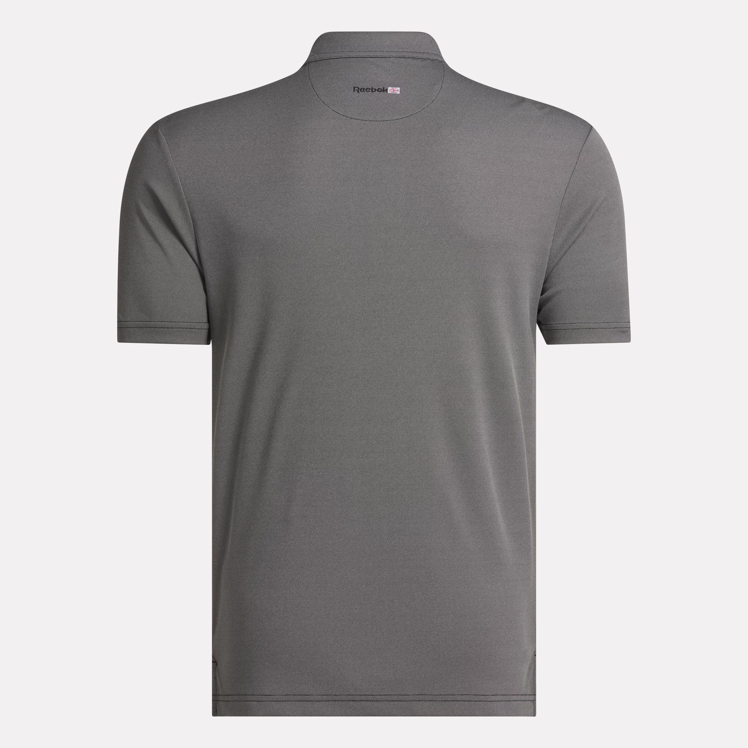 Men's Short Sleeve Oxford Knit Pique Polo Shirt Male Product Image