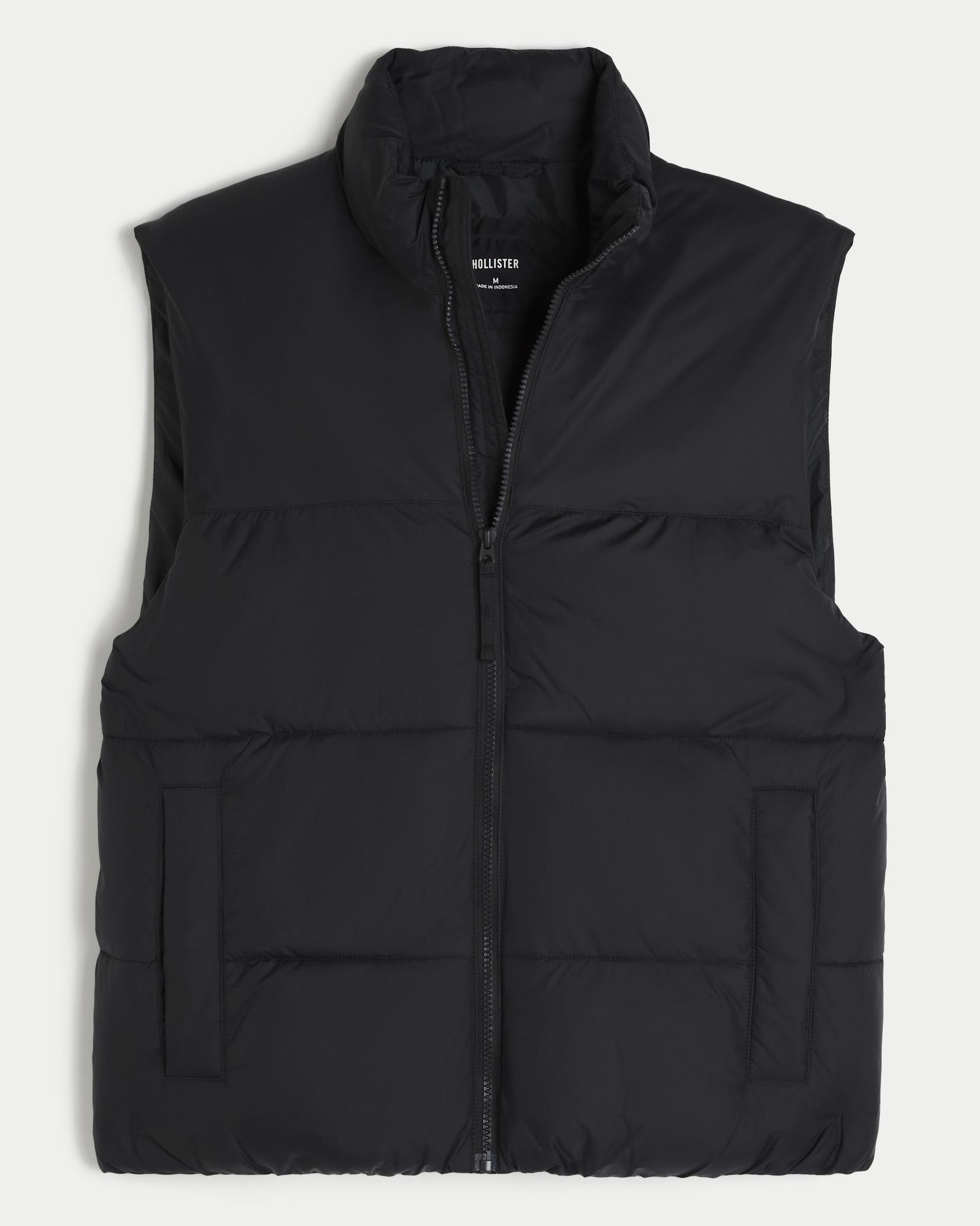 Zip-Up Puffer Vest Product Image