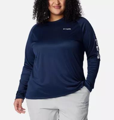 Columbia Women's PFG Tidal Tee II Long Sleeve Shirt - Plus Size- Product Image