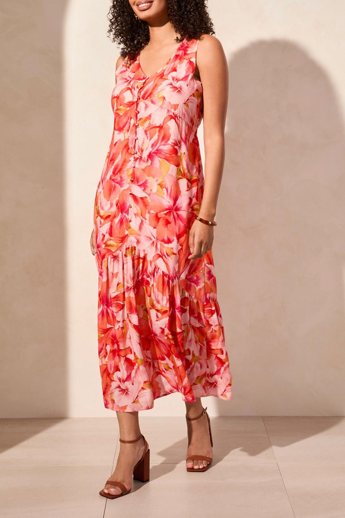 Sleeveless Maxi Dress With Lining Product Image