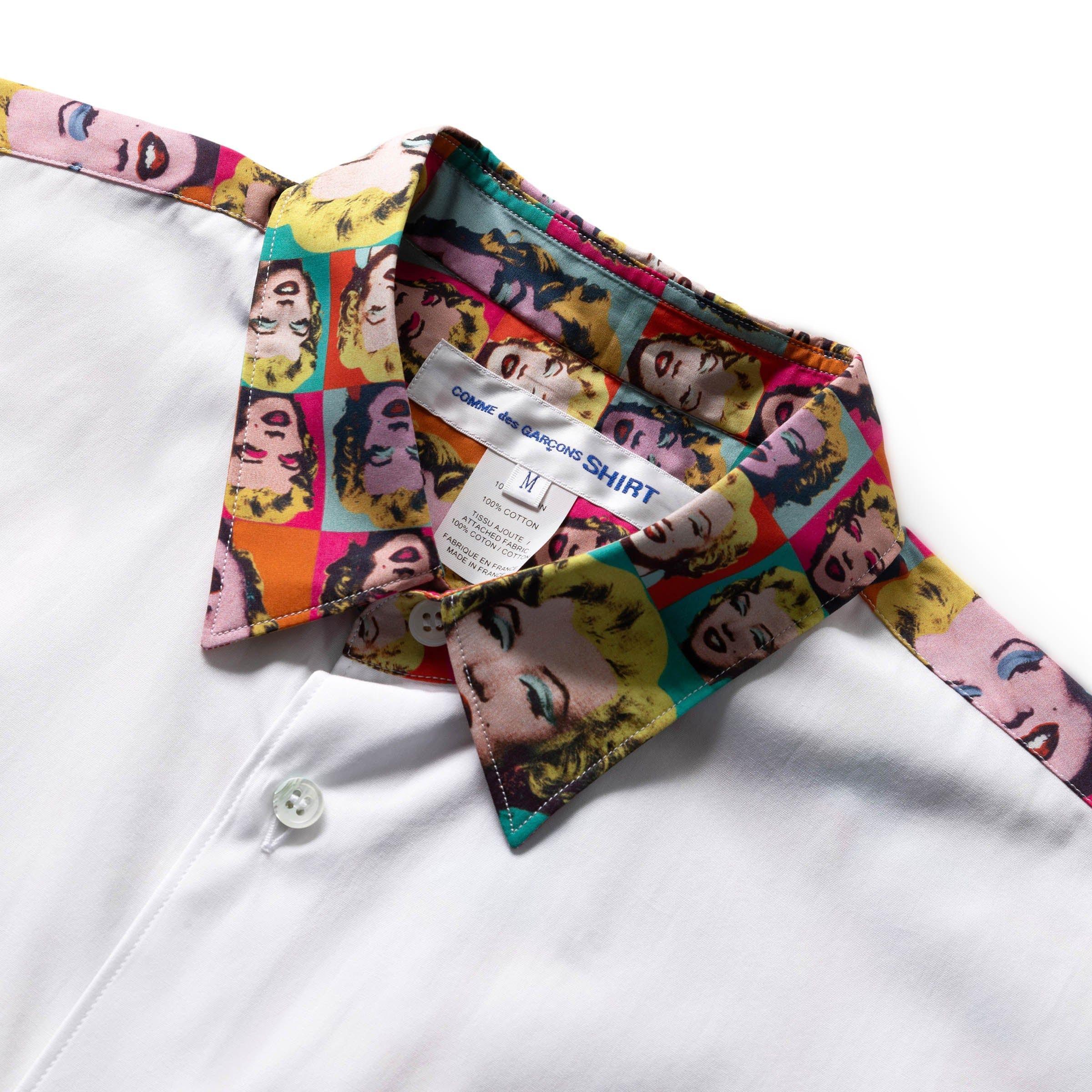 X ANDY WARHOL MARILYN MONROE GRAPHIC PRINT SHIRT Product Image