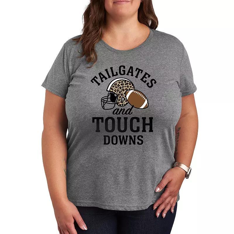 Plus Size Black Cat Cuddle Club Graphic Tee, Womens Grey Green Product Image