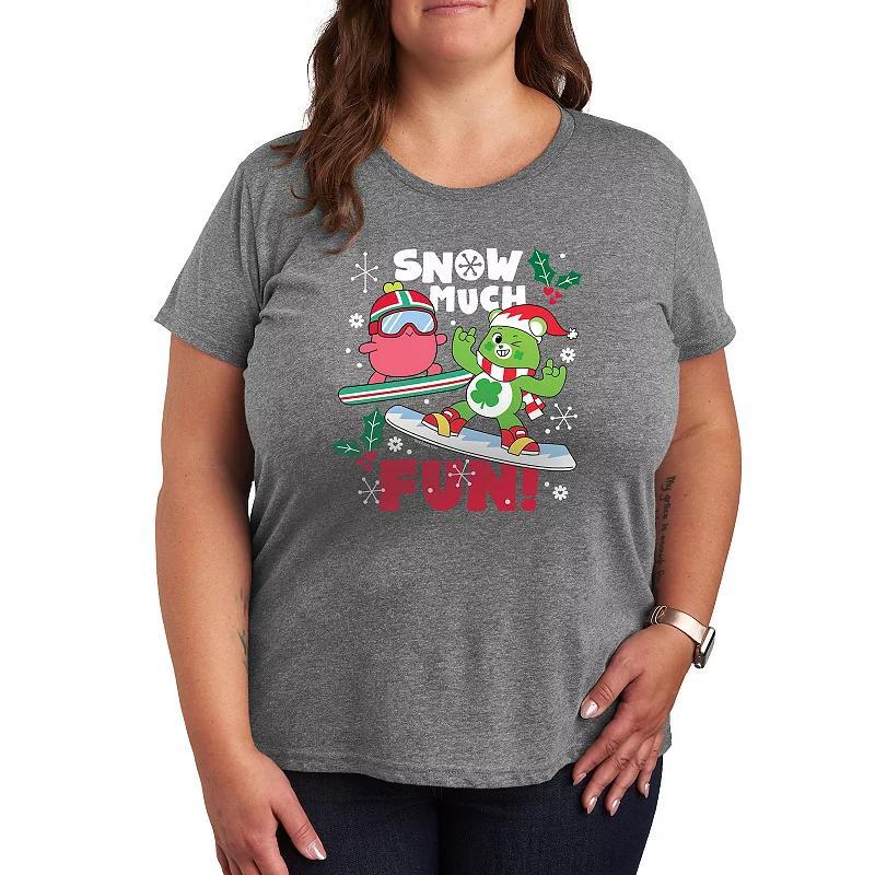 Plus Dr. Seuss Horton Hears A Who Graphic Tee, Womens Heather Grey Product Image