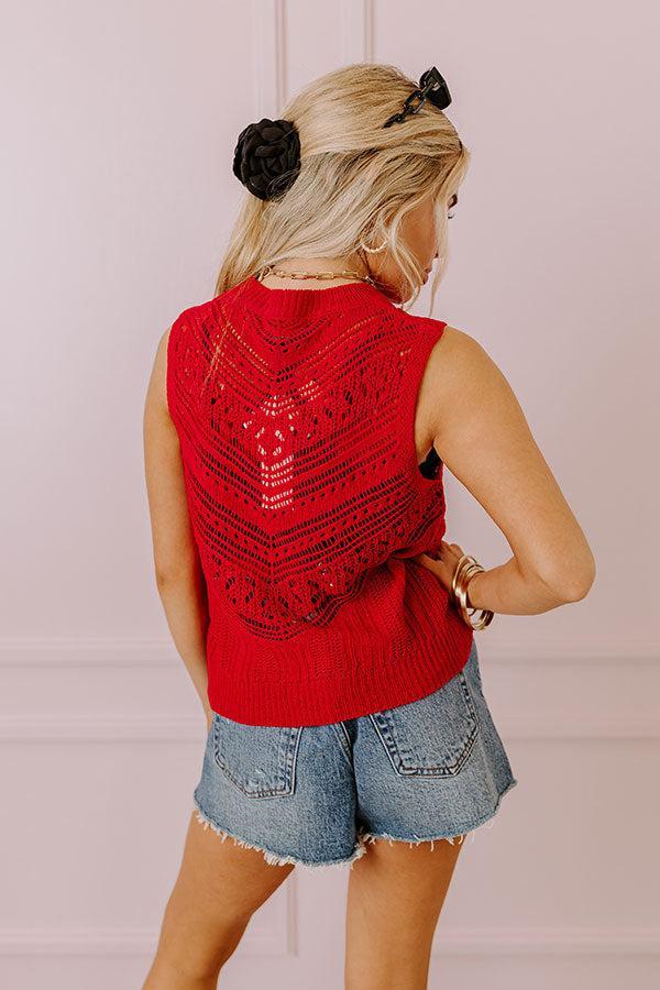 Brunch In Bali Knit Top Product Image