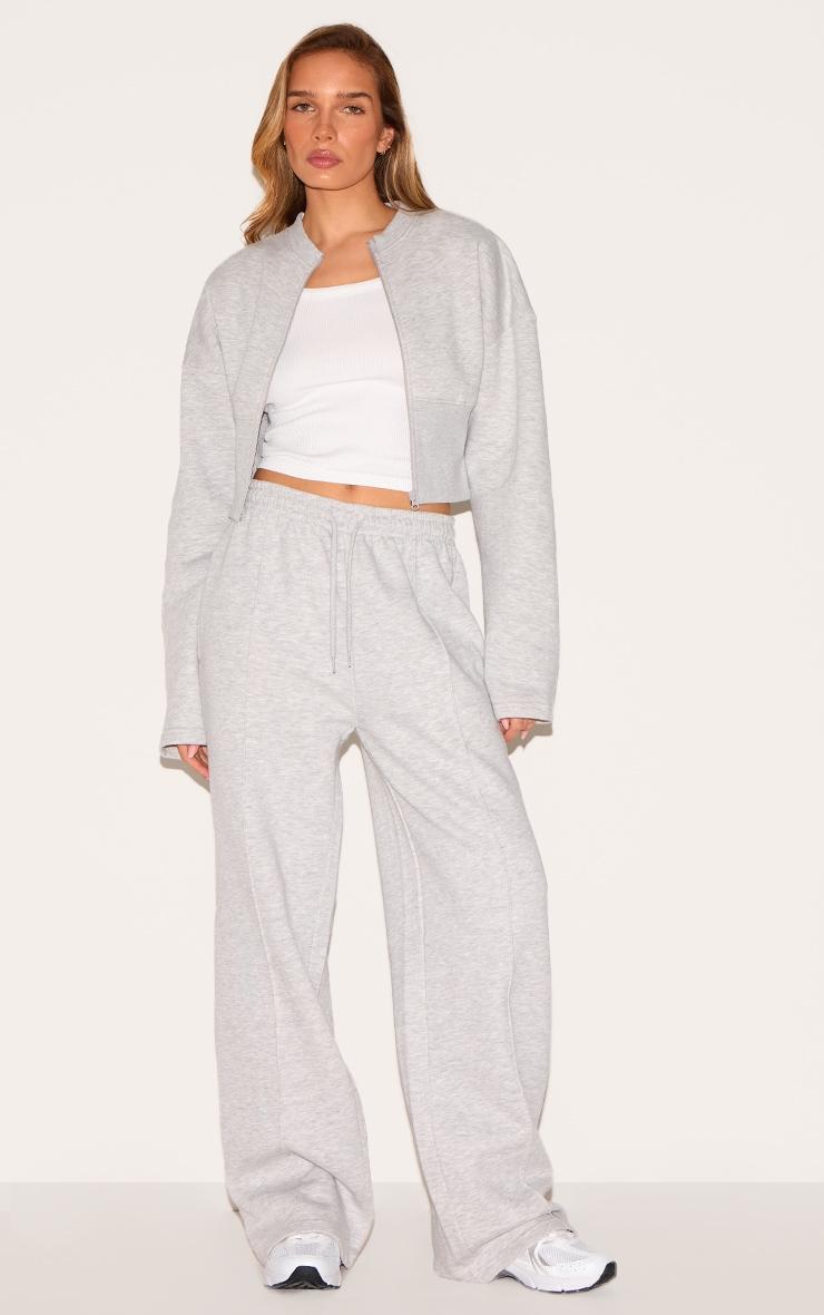 Ash Grey Extreme Cinched Waist Sweatshirt Product Image