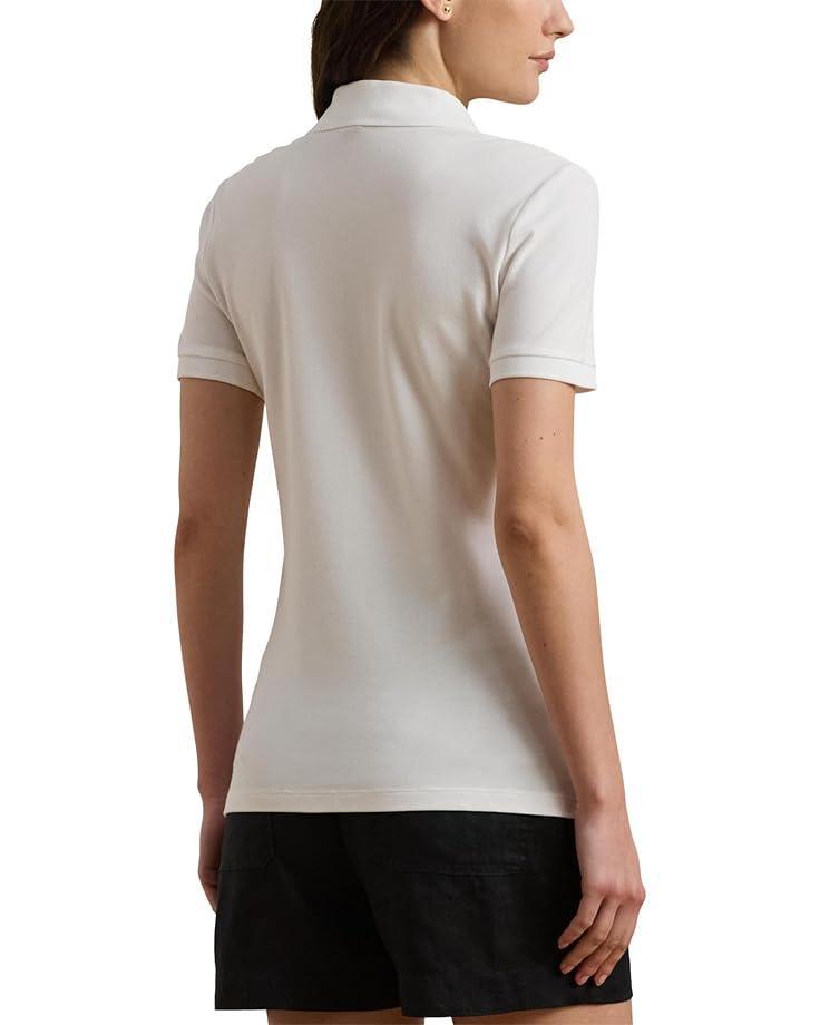 Stretch Piqué Polo Shirt Product Image