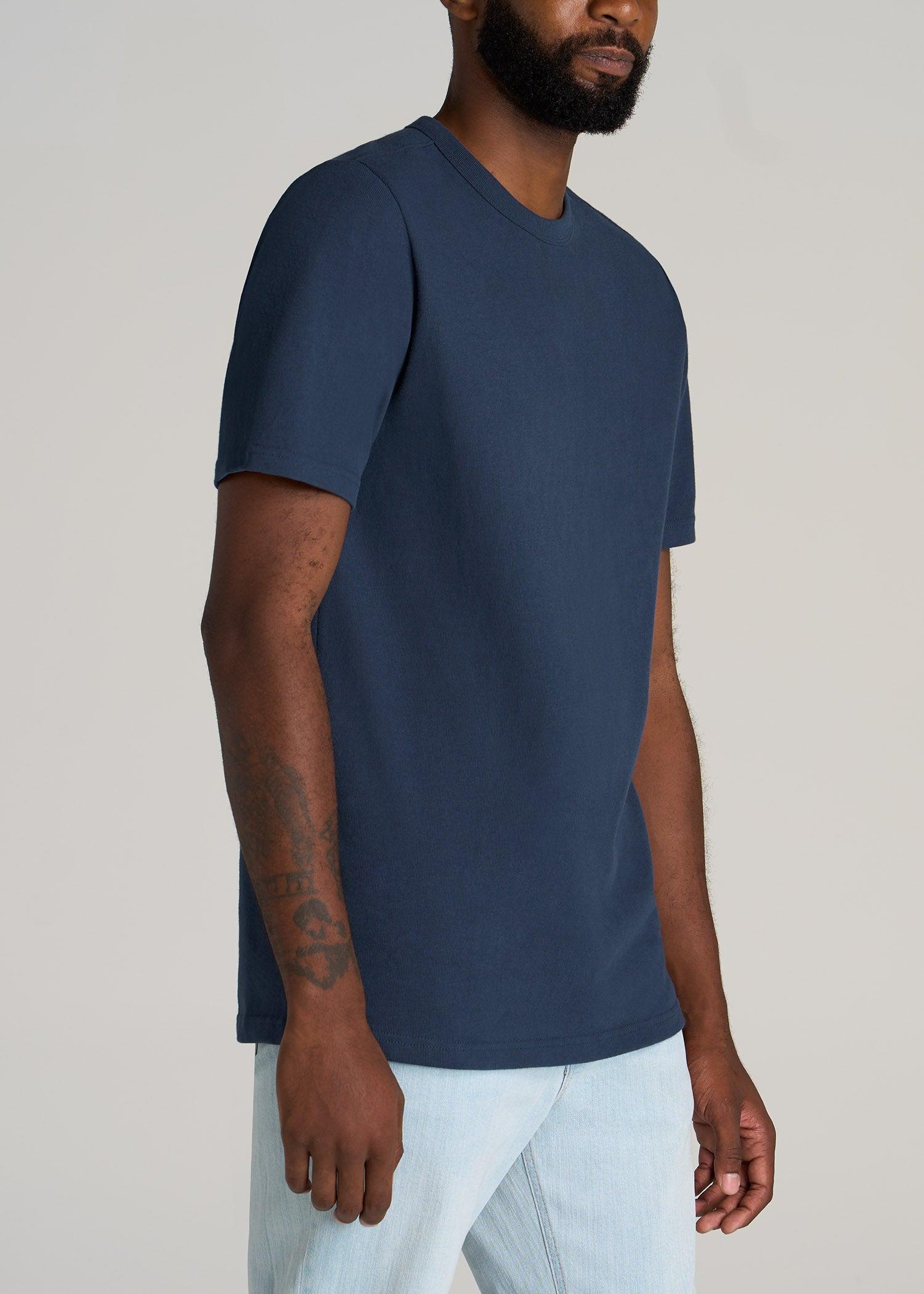 LJ&S Heavyweight RELAXED-FIT Tall Tee in Sumac Red Product Image