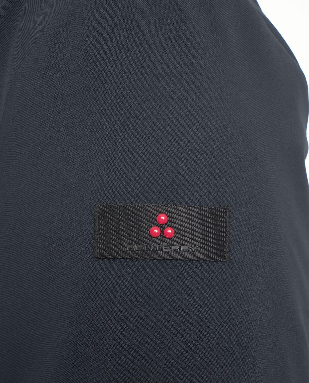 Double-breasted jacket with logo Product Image