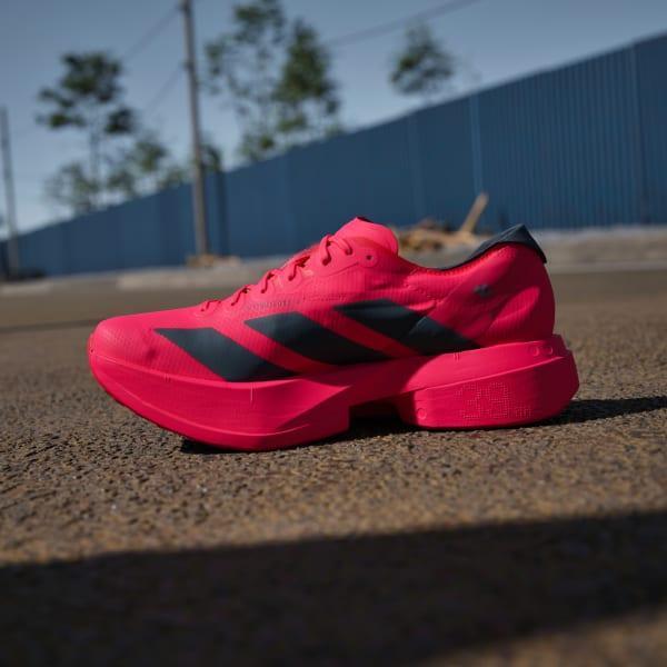 adidas Adizero Adios Pro 4 Shoes Lucid Red 9.5 Mens Product Image