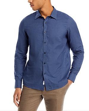 Mens Cotton Button-Front Shirt Product Image