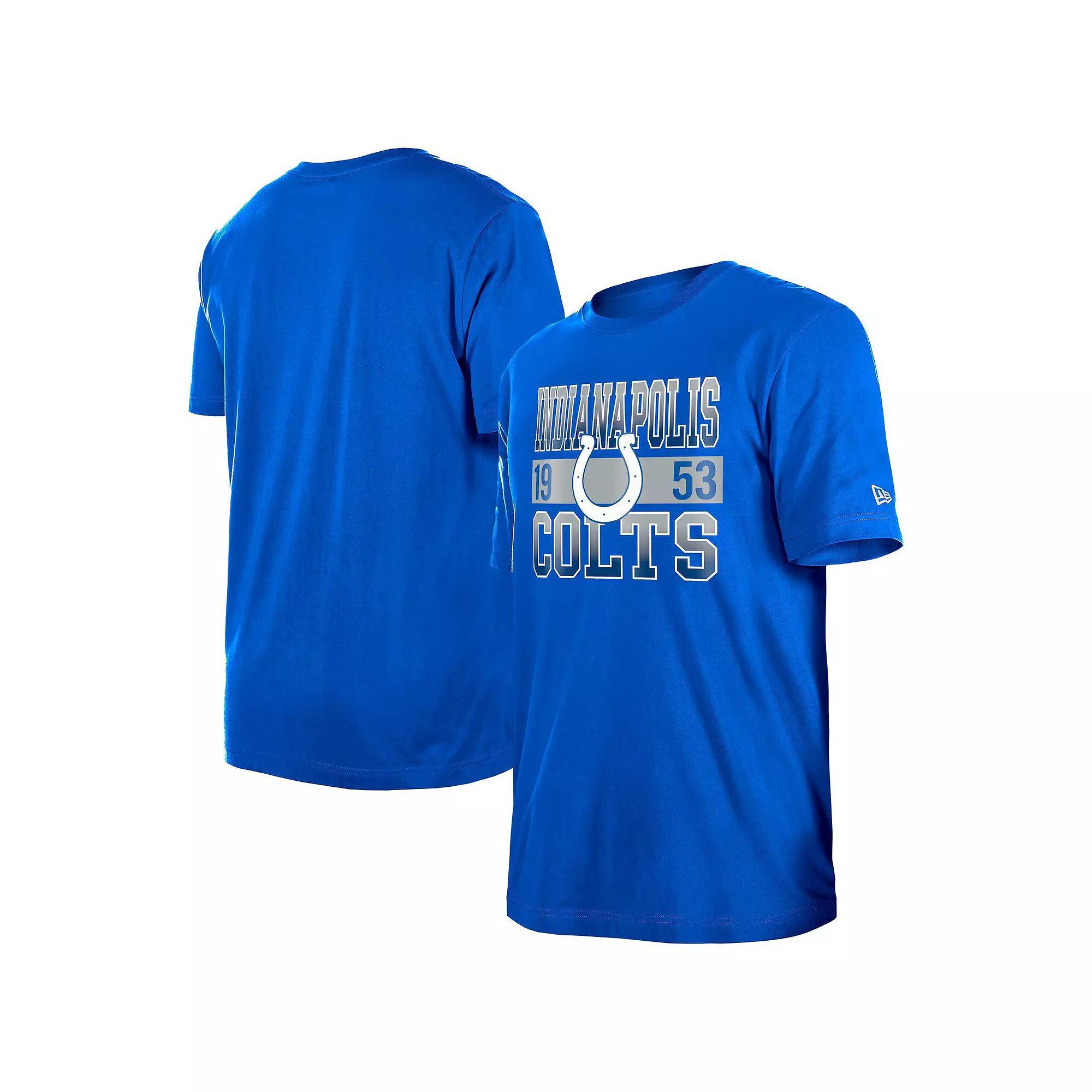 Men's New Era Royal Indianapolis Colts City Team T-Shirt, Size: Small, Blue Product Image