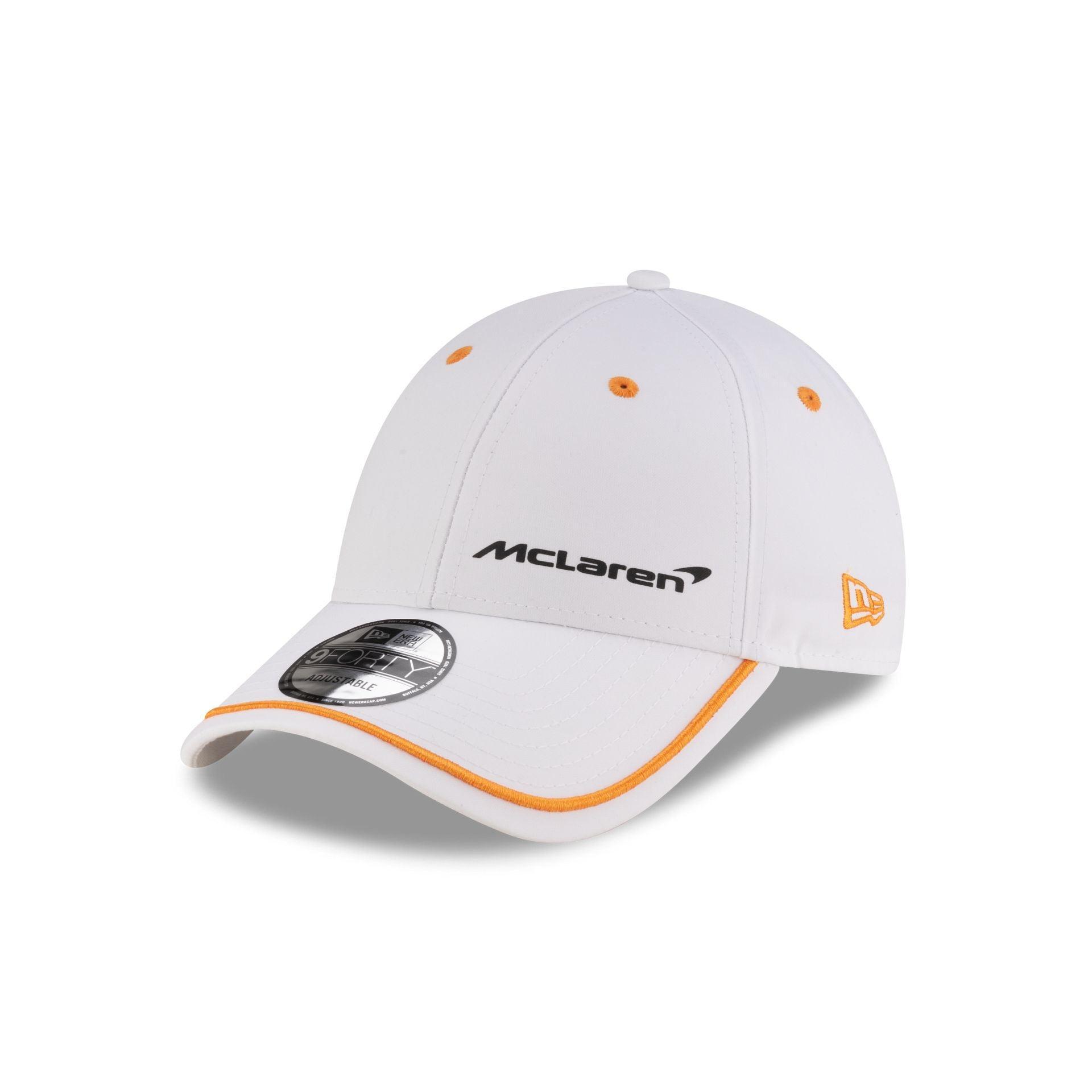 Mclaren Automotive Contrast Piping White 9FORTY Adjustable Hat Male Product Image