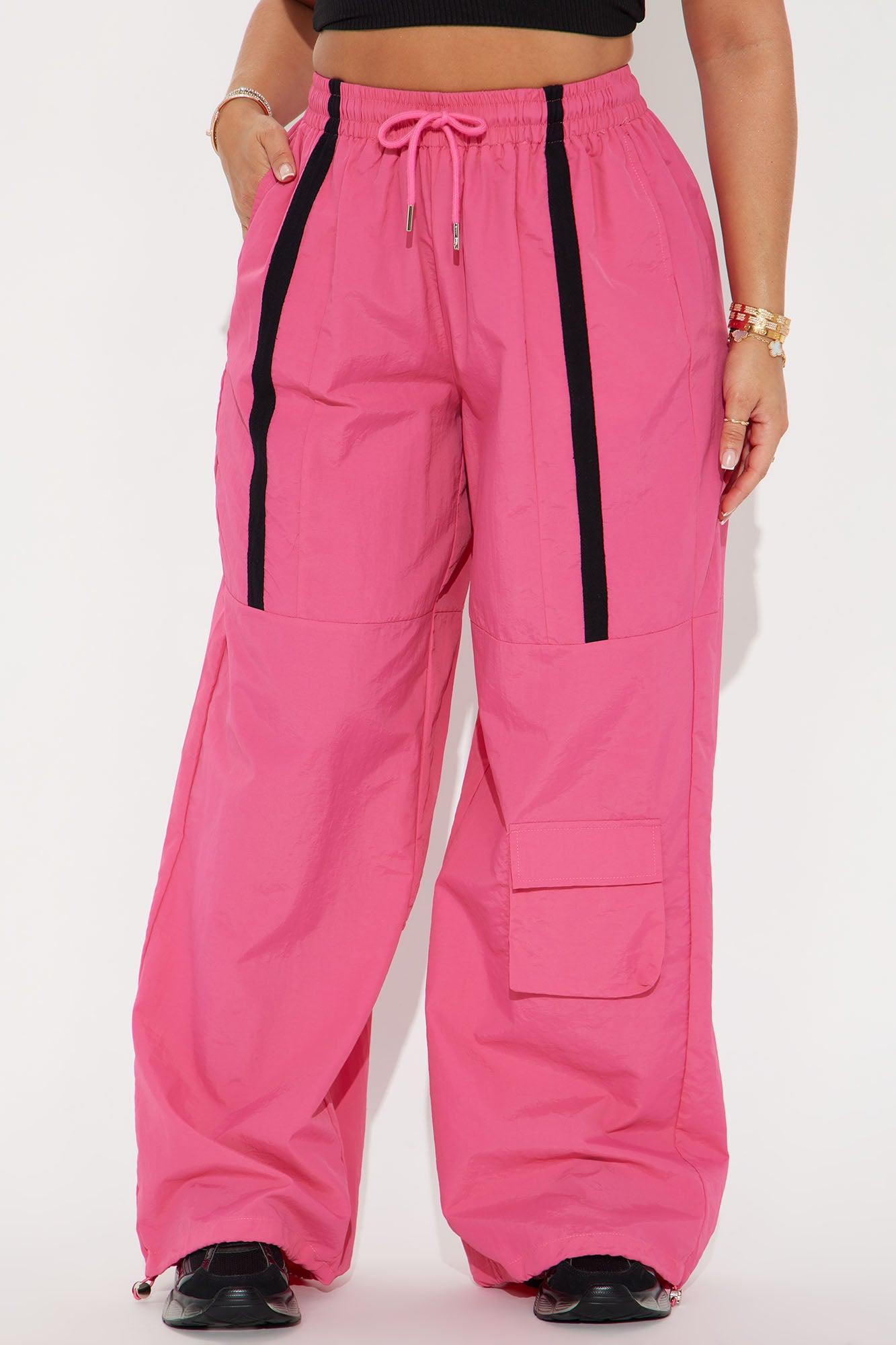 Make It Or Break It Windbreaker Jogger - Pink Product Image