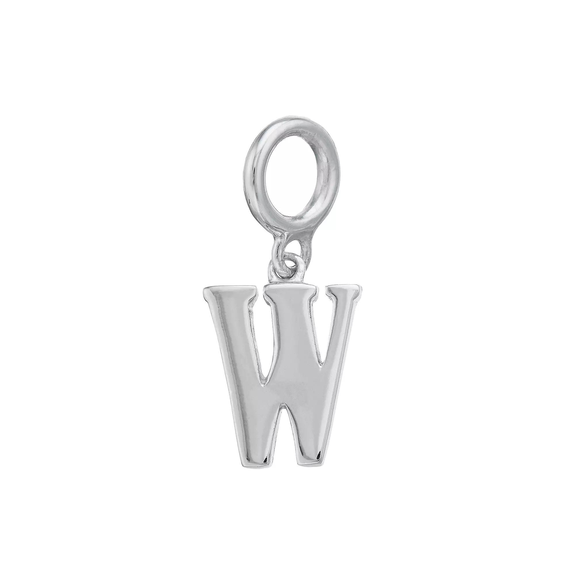 Lavish by TJM Sterling Silver Initial Letter Charm, Women's, Sterling Q Product Image