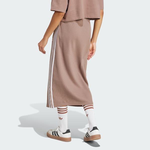 adidas Knit Skirt Trace Brown M Womens Product Image