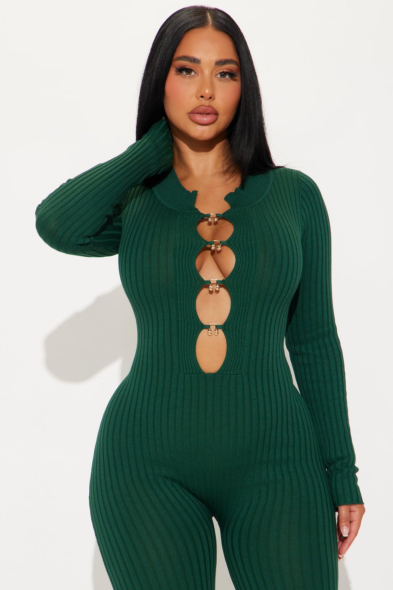 Martina Sweater Jumpsuit - Hunter Product Image