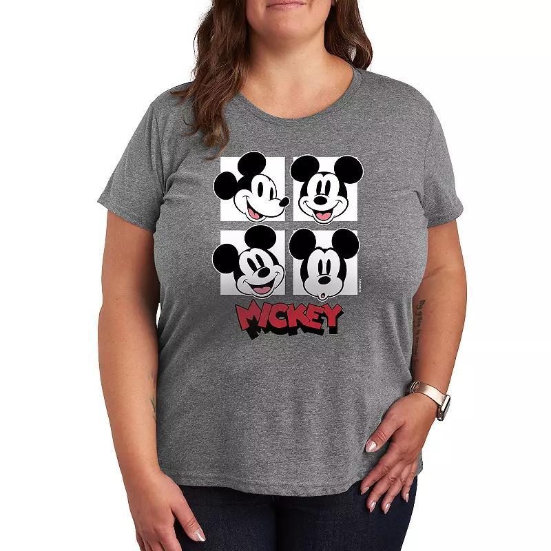 Plus Dr. Seuss Cat In The Hat Graphic Tee, Womens Grey Gray Product Image